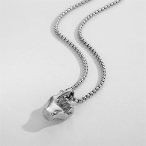 Collar con Colgante de Corazón Romántico Personalizado con la Frase 'Te Amo', Cadena de Acero Inoxidable Chapada en Oro, Grabado, Regalo de Joyería para Aniversario - Product Image 5