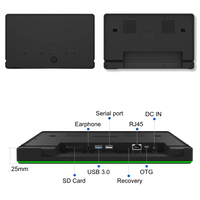 Tablet POE de 10.1 Pulgadas para Reposacabezas de Taxi, para SoftPOS, Pago con Tarjeta de Crédito NFC, Reproductor de Publicidad Android 11 con Ranura 4G LTE Opcional
