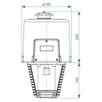 Vanne proportionnelle hydraulique Hvac, retour de ressort, actionneur motorisé électronique pour climatisation