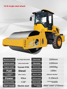 Mini Compacteur d'Asphalte Changchai à Double Tambour, Rouleau Vibratoire Diesel 40KW 10.0t pour la Construction - Product Image 2