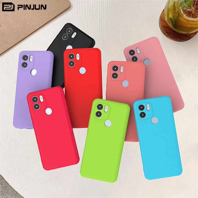 Custom Silicone Rubber Colorful Solid Color Soft TPU Mobile Phone Cover for Xiaomi Redmi A1 Plus 11 Prime K50i K50 Back Cover