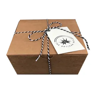 Fragrância de sabão de Banho de design de embalagem caixa de presente caixa de presente personalizado sabão sabonete facial marrom kraft caixas de papel de embalagem de varejo