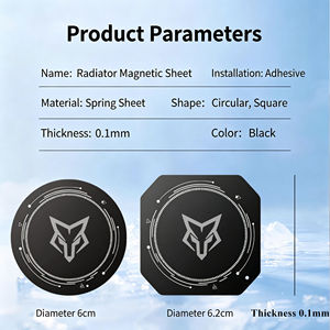 Sarafox Flexible Ultra-<b>thin</b> Magnetic Sticker, Semiconductor Phone Cooler Magnetic Patch, Universal Cooling Magnetic <b>Sheet</b> - Product Image 3
