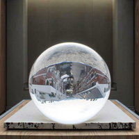 Boule en verre cristal transparente solide de 80 mm, lentille K9, pour la photographie, prise de vue, boule en verre cristal transparente