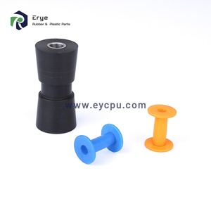 Ruedas de Polea de Goma para Producción en Masa en Fábrica, Ruedas de Polea con Recubrimiento de Polímero, Rodillos de Cable de PU y Nylon, Ruedas de Polea para Cuerda - Product Image 1
