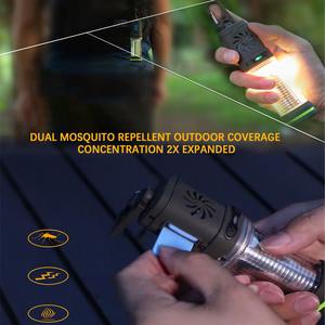 Luz Repelente de Mosquitos Multifuncional para Camping, Luz de Trabajo con Suspensión Magnética, Carga USB, Luz de Emergencia, Banco de Energía Portátil - Product Image 3