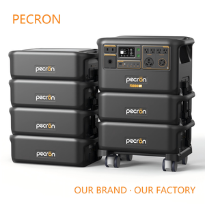 PECRON FP5000-48V คลื่นไซน์บริสุทธิ์ MPPT แบตเตอรี่ภายนอก 5120Wh สำหรับ E1500LFP/E2400LFP/E3600LFP/E3800LFP/F3000LFP/F5000LFP - Product Image 1