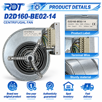 Ventilateur Soufflant Industriel AC pour Armoire VFD D2D160-BE02-14 230V 400V 700W à Double Entrée pour Dissipation de Chaleur des Armoires de Commande