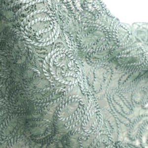Competitive Price Grid Embroidery French <strong>Lace</strong> Fabric For Women Dress - Product Image 2