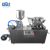 Petite machine à emballer sous blister presse à chaud dpp80 entièrement automatique pour seringue jetable faisant des œufs kinder joy