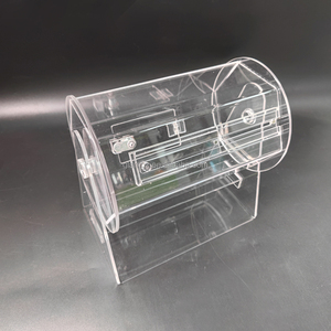 Clear Spinning Lucky Lottery Draw Display Box Tambour de billets de tombola en acrylique - Product Image 5