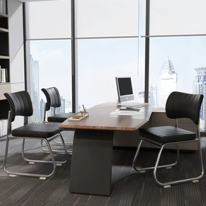 Kursi Kantor Modern Nyaman dari Pabrik, Sederhana untuk Ruang Rapat, Penggunaan Komputer, Duduk Lama, Mahjong, Pelatihan Staf - Product Image 4