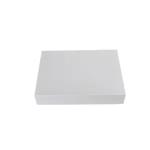 लक्जरी कस्टम लोगो उपहार सफेद कठोर हार्ड केस कार्डबोर्ड पैकेजिंग हटाने योग्य ढक्कन बॉक्स के साथ हटाने योग्य ढक्कन बॉक्स
