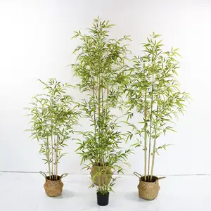 Foshan usine simulation chanceux arbre de bambou décoration intérieure et extérieure bonsaï plantes de bambou artificielles