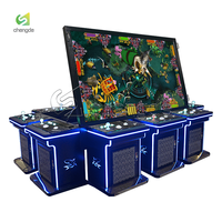 Fábrica al por mayor Fish Table Game Software Ajuste de dificultad 10 jugadores Dragon Fish Shooting Fish Game Board Pcb