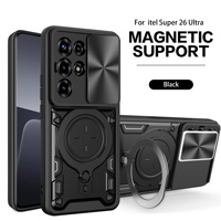 Coque de protection hybride PC TPU antichoc à rotation 360 degrés pour téléphones mobiles Itel S26 Ultra, modèle magnétique, nouvelle collection, vente chaude