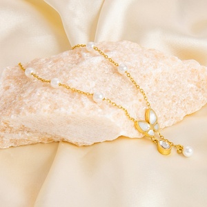 Women's 18K <b>Gold</b> Plated Stainless Steel <b>Anklet</b> Exuding Luxury and Sophistication Religious Style Trendy Gift Accessory - Product Image 4