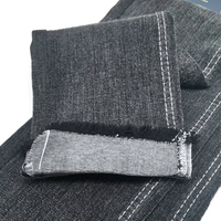 Tissu Denim Chenille 10.8oz anneau slub Medium Grey stretch jean tissu nouvelle arrivée Aufar