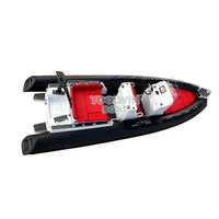 Marine Grade 700 Wassersport Pulverbeschichteter Aluminium-Rumpf Gommone Charter Schlauchboot Preis