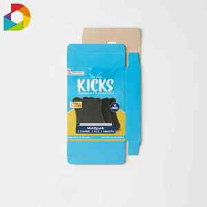 Vente en gros de vêtements pliables, sweats à capuche, emballage de boîte de céréales en papier d'art, conception de logo personnalisé pour vêtements et usage alimentaire - Product Image 4