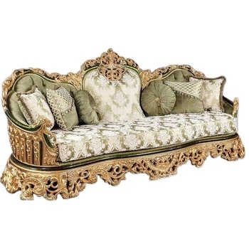 Turkish Design 3-Seat Chesterfield Sofa Set Comfortable Modern  Velvet Fabric Wood Modular Living Room Furniture Villas