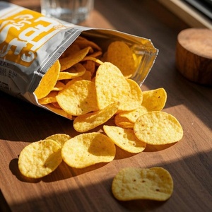 Snacks Exóticos Personalizados al por Mayor: Tortilla Chips Picantes con Sabor a <span class=keywords><strong>Tacos</strong></span> y Bacon, 180g - Product Image 1