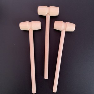 Mini marteau en bois pour enfants, manche de 12.2Cm, tête de 4.2Cm, outil de battage, jouet unisexe, âge de 2 à 4 ans - Product Image 4