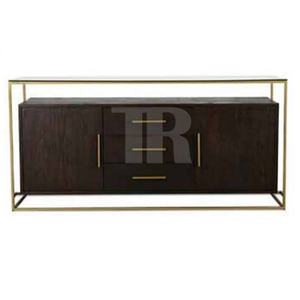 ตู้เก็บของไม้จริงลายเกล็ดปลา ดีไซน์สร้างสรรค์ สำหรับห้องรับประทานอาหาร - Product Image 5