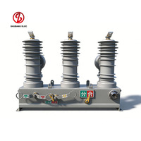 Disjoncteur à vide triphasé haute sécurité extérieur 27KV 24KV 22KV pour système d'alimentation des services publics