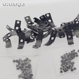 Piezas de máquina de bordar por ordenador, tornillo de caja de bobina grande y pequeña, 50 unidades + gancho Ox Horn, 50 piezas = 50 juegos - Product Image 1