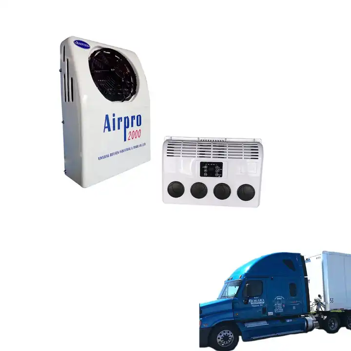 unidades de aire acondicionado de camiones 12v split dc alimentación para  cabina de cama