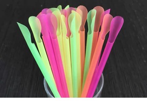 Plastica monouso sabbia e ghiaccio cucchiaio paglia pp 6*200mm - Product Image 5