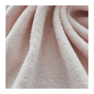 High Quality 175cm 330gsm Double Face Cotton/Polyester <b>Knitted</b> Absorbent Breathable Velour Towel Fabric - Product Image 3