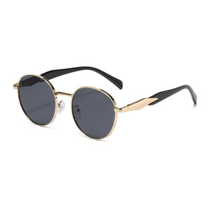 <b>Round</b> Metal <b>Frame</b> <b>Sunglasses</b> UV400 Women Fashion Sun Protection Adult 2025 - Product Image 3