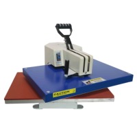 Presse à chaud manuelle professionnelle à rotation 38x38 40x60cm haute pression pour transfert par sublimation sur T-shirts et conception personnalisée