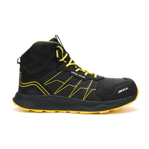 Bottes pour hommes en maille respirante + TPU imprimé + cuir microfibre, chaussures de sécurité à embout composite, chaussures de sécurité pour hommes - Product Image 2