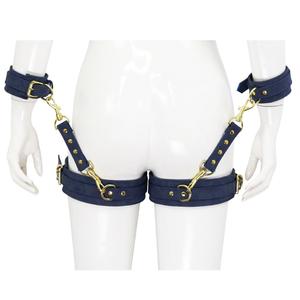 Fetish BDSM Amatur Diikat Pembatasan Tangan Manset Pergelangan Tangan untuk Paha untuk Orang Dewasa - Product Image 3