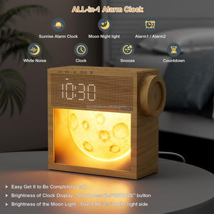 <span class=keywords><strong>Réveil</strong></span> sonore avec lumière <span class=keywords><strong>de</strong></span> lever du soleil pour un <span class=keywords><strong>réveil</strong></span> doux, machine à bruit blanc avec 20 sons apaisants, veilleuse à intensité réglable - Product Image 5