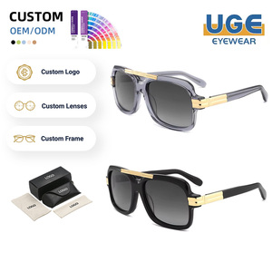 <span class=keywords><strong>Gafas</strong></span> de Sol de Lujo de la Marca Caz, Fabricadas en Acetato, Estilo Vintage, Grandes y Extragrandes para Mujer - Product Image 1