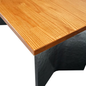 <span class=keywords><strong>Bureau</strong></span> de direction moderne en bois massif de frêne, <span class=keywords><strong>hauteur</strong></span> réglable, dimensions personnalisables, design traditionnel, finition bois cerisier - Product Image 6