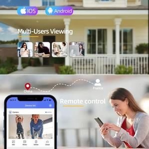 Yoosee 18MP Outdoor Wifi Security Camera 3 Lens 10X Zoom Night Vision Network PTZ Two Way Audio AI Motion Tracking CCTV Cameras - Product Image 2