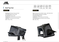 Tenda Atap Mobil Hard Shell Hidrolik Otomatis untuk Berkemah di Luar Ruangan dan Perjalanan Overland