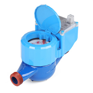 Compteur d'eau intelligent gratuit avec transmission à distance LoraWAN, type rotor, connexion filetée, vanne en fonte, 20 mm R80 4 m³/h - Product Image 5