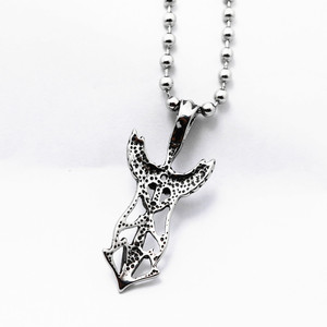 Yunnique-collar con colgante de espada de acero inoxidable, joyería de fiesta unisex, blanco y negro, GZYP 0459 - Product Image 1