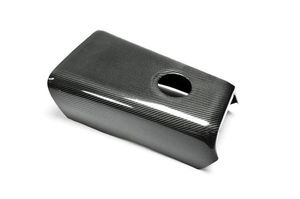 Nouvelle couverture de console centrale arrière en fibre de carbone sèche ZHONGHONG pour Nissan GT-R R35 2008-2016 - Product Image 2