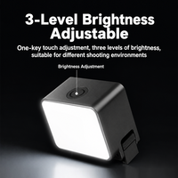 Mini lampe LED magnétique étanche à adsorption, portable, pour la beauté et la vidéo, compatible DJI Osmo Action / Pocket 3, pour la photographie de vlog