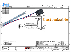 전자 가전 기계 Switches-ISO9001 대한 사용자 정의 하이 퀄리티 주석 도금 구리 코어 배선 하네스 - Product Image 2