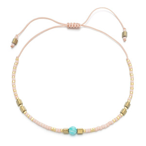 Hạt Giống Nhật Bản Miyuki Đá Quý Handmade Macrame Vòng Đeo Tay Có Thể Điều Chỉnh Phụ Nữ Dễ Thương Thiết Kế Vòng Tay Kích Thước Nhỏ - Product Image 5
