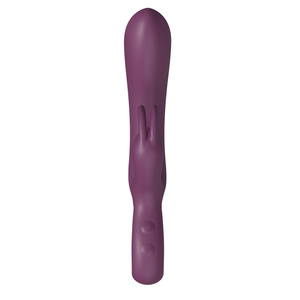 Rose Rabbit Vibrator USB Oplaadbare Siliconen Dildo G-Spot <span class=keywords><strong>Clitoris</strong></span> Massage Dubbele Vibratie Waterdicht voor Vrouwen - Product Image 6