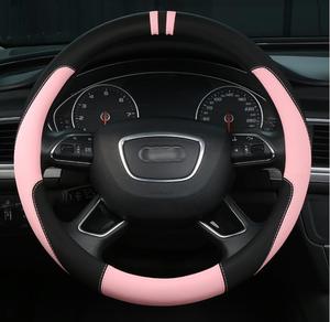 Ensemble de housses de <span class=keywords><strong>volant</strong></span> confortables <span class=keywords><strong>pour</strong></span> voiture, vente en gros, premium, hiver 2020, en cuir écologique, boîte couleur, <span class=keywords><strong>pour</strong></span> entreprise, 3 branches, 30MM - Product Image 4